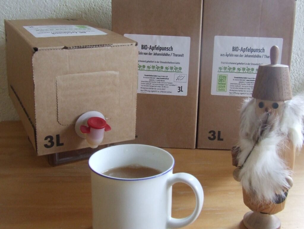 Bio-Apfel-Punsch aus unseren Äpfeln